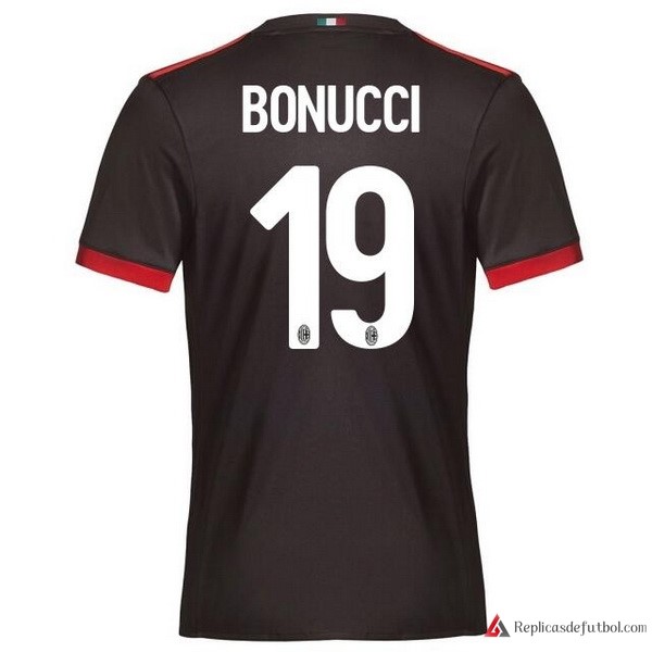 Camiseta Milan Tercera equipación Bonucci 2017-2018
